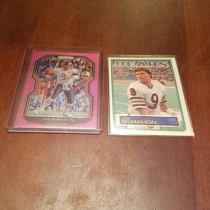 Jim McMahon football cards (2)